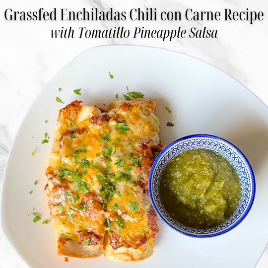 Grassfed Enchiladas Chili con Carne Recipe