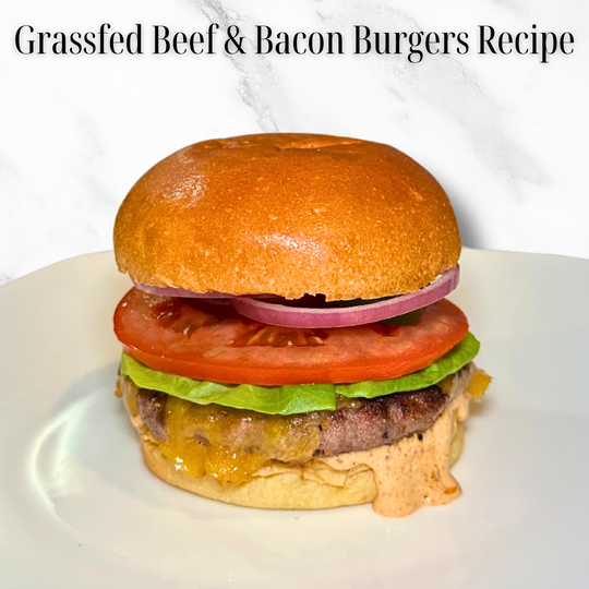 Grassfed Beef & Bacon Burgers with Secret Sauce Recipe