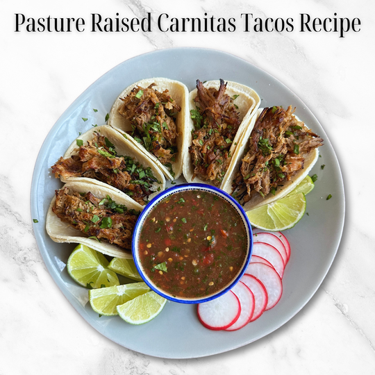 Pasture Raised Pork Carnitas Tacos Recipe