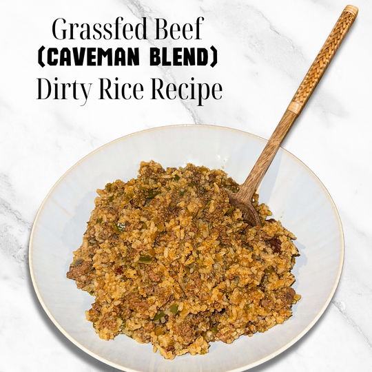 Grassfed Beef (Caveman Blend) Dirty Rice Recipe