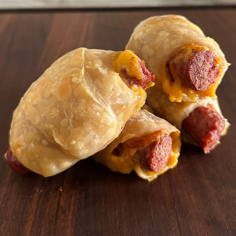 Pasture Raised Pigs in a Blanket (Beef & Pork Hot Dog Wrapped in Buttery Pastry)