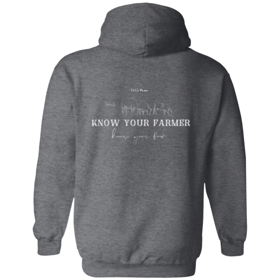 1915 Farm Know Your Farmer Zip Up Hooded Sweatshirt