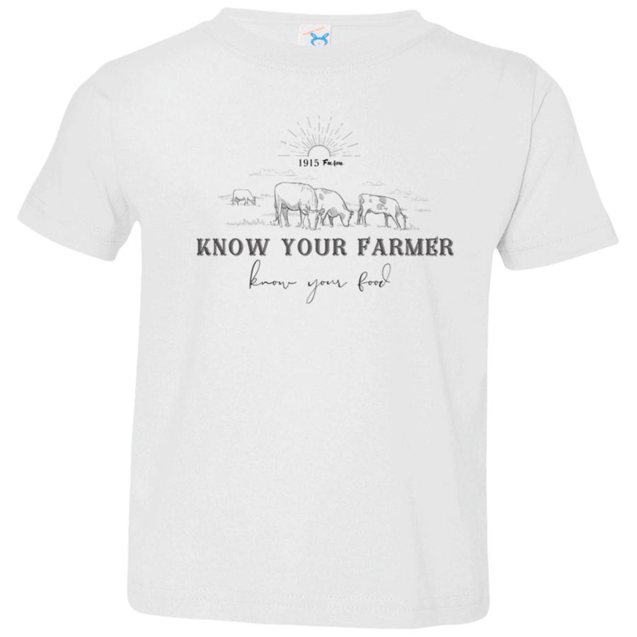 1915 Farm Know Your Farmer Toddler T-Shirt