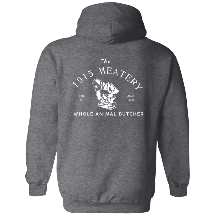 1915 Meatery Zip Up Hooded Sweatshirt