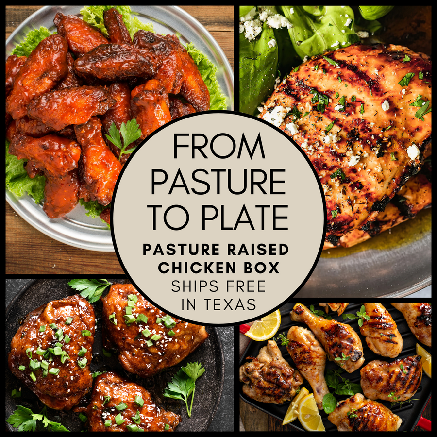 Pasture to Plate Chicken Box *SHIPS FREE IN TEXAS*