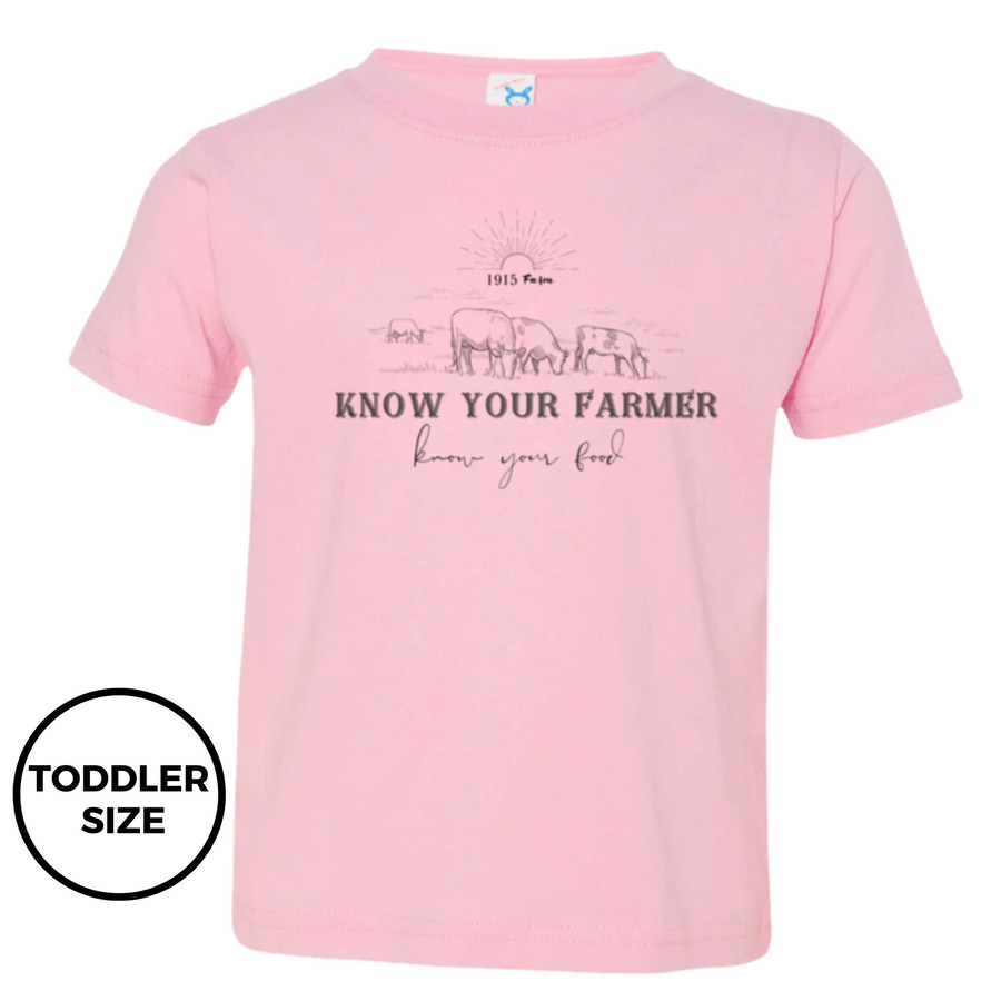 1915 Farm Know Your Farmer Toddler T-Shirt
