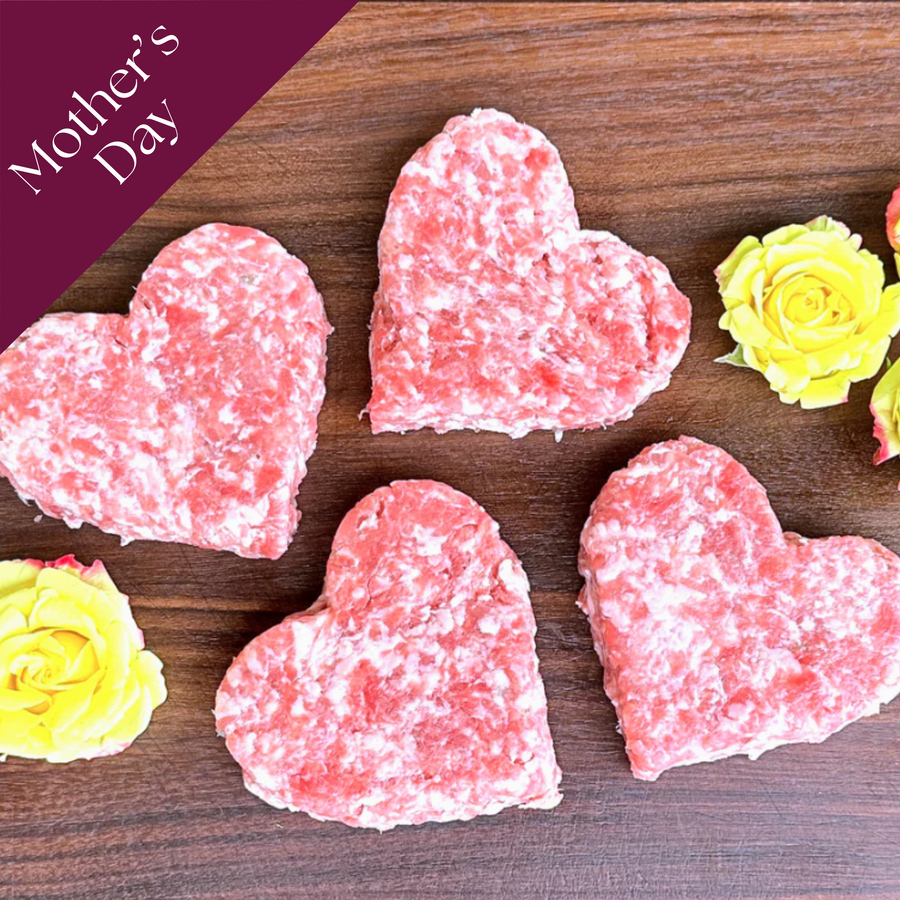 Heart Shaped Breakfast Sausage Patties