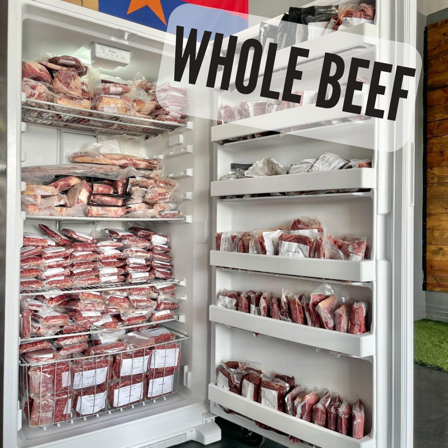 Whole & Half (Side) of Grassfed Beef - Limited Time Only!